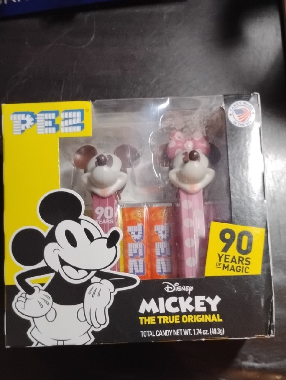 Disney Mickey & Minnie PEZ Dispensers 90 Years of Magic